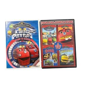 Chugginton Chug Patrol and Four Disc Set of Traintastic, Wilson, Brewsters
